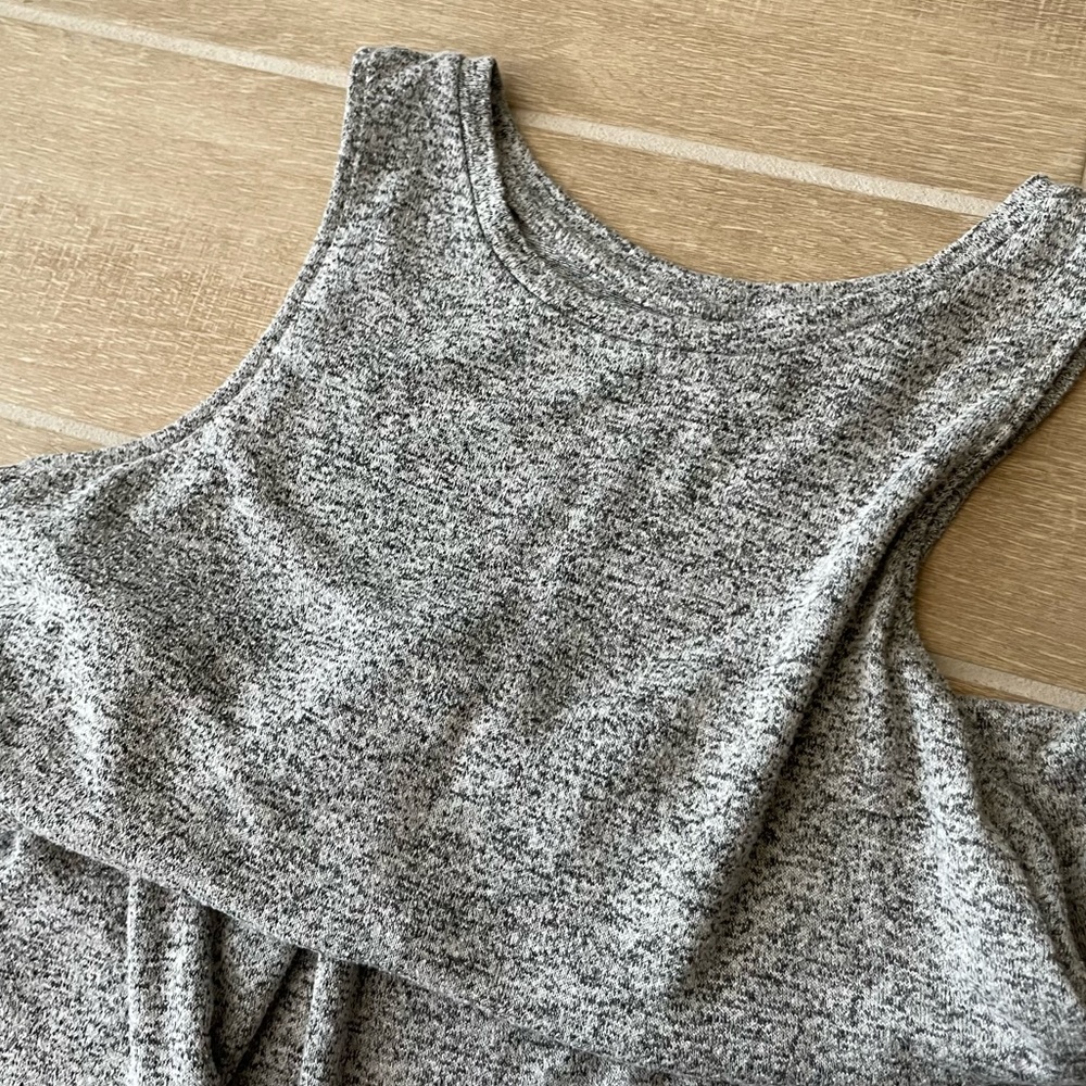 Long Gray Tank Top